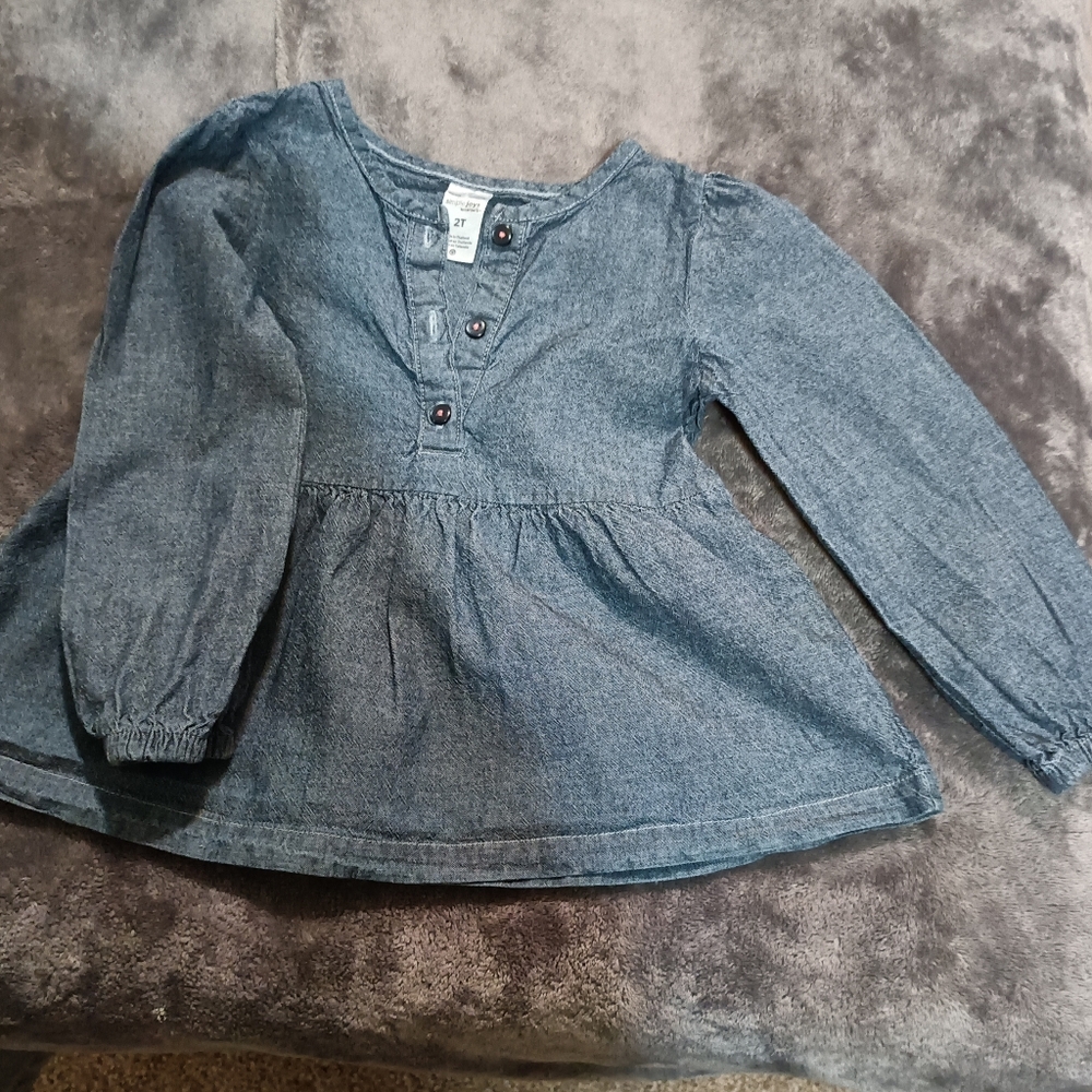 Blue Dress / Pair with jeans, black or white tights or leggings.